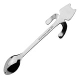 Stainless Steel Coffee & Tea Spoon Mini Cat Long Handle - milanoutlet