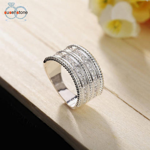 SUSENSTONE Fashion Women Ring Jewelry