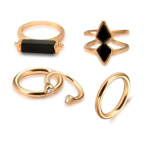 Vintage 5 PCS Ring Set