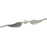 Pearl Angel Wings Jewelry Dove Peace Bracelet - milanoutlet