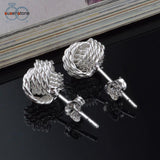 Ball Slide Ear Stud Earrings - milanoutlet