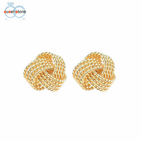 Ball Slide Ear Stud Earrings