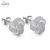 Ball Slide Ear Stud Earrings - milanoutlet