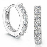 SUSENSTONE Sterling Silver Rhinestones Earrings for Women - milanoutlet