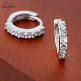 SUSENSTONE Sterling Silver Rhinestones Earrings for Women - milanoutlet