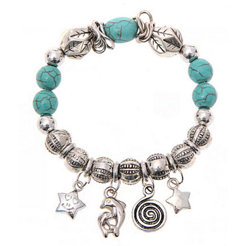 Turquoise Beads Bracelet