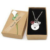 you're my person Lucky Clover Crystal Pendant - milanoutlet