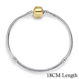 5 Style Silver Color LOVE Snake Chain Bracelet - milanoutlet