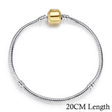 5 Style Silver Color LOVE Snake Chain Bracelet - milanoutlet