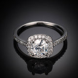 Diamond Ring Hearts and Arrows Zircon Ring - milanoutlet