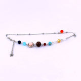 Eight Planets Solar System Guardian Star Natural Stone Bracelets