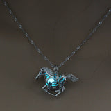 Horse Glow in the Dark necklace